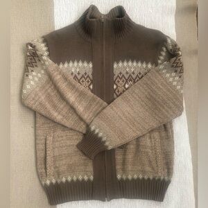 Vintage zip up sweater